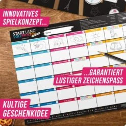 STADT LAND VOLLPFOSTEN - PICASSO EDITION - Reisespiel 10 STADT LAND VOLLPFOSTEN - PICASSO EDITION - Reisespiel -Campingprodukte Geschäft 5637956208 d stadt land vollpfosten picasso edition denkriesen 24