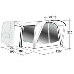 Outwell PARKVILLE 200SA - Busvorzelt -Campingprodukte Geschäft 5638031663 l parkville 200sa outwell 24