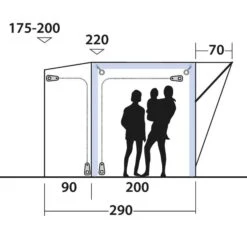 Outwell PARKVILLE 200SA - Busvorzelt -Campingprodukte Geschäft 5638031663 m parkville 200sa outwell 24