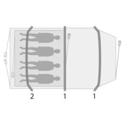 Outwell STARHILL 4A - Familienzelt -Campingprodukte Geschäft 5638031667 q starhill 4a outwell 24
