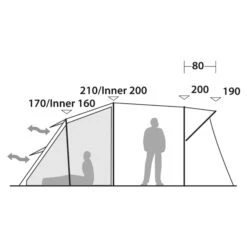 Robens WOLF MOON TC 5XP - Familienzelt -Campingprodukte Geschäft 5638032237 i wolf moon tc 5xp robens 24