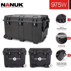975 CASE MIT SCHAUM WHEELED NO PULL - Ausrüstungsbox -Campingprodukte Geschäft 5638077968 n 975 case mit schaum wheeled no pull nanuk 24